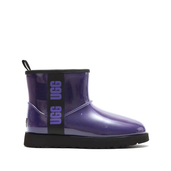 NEW UGG Classic Clear Mini Boots Purple 1113190 Women's Size 7 Waterproof - Picture 3 of 7